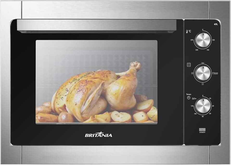 Forno Elétrico Britânia de Embutir 47L Preto BFE47P 220V
