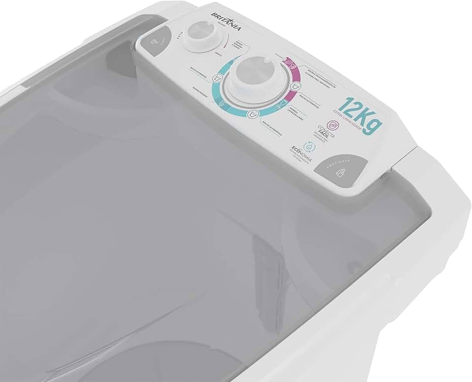 Lavadora Semiautomática Britânia BLRS12 7 Programas 12KG 510W 220V