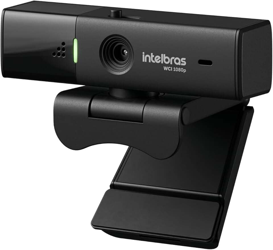 Webcam Full HD para Videoconferência WCI1080P 60 FPS Intelbras