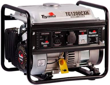 GERADOR TOYAMA GASOLINA TG1200CXH MONOFASICO 127V 1100W PARTIDA MANUAL COM SENSOR DE OLEO