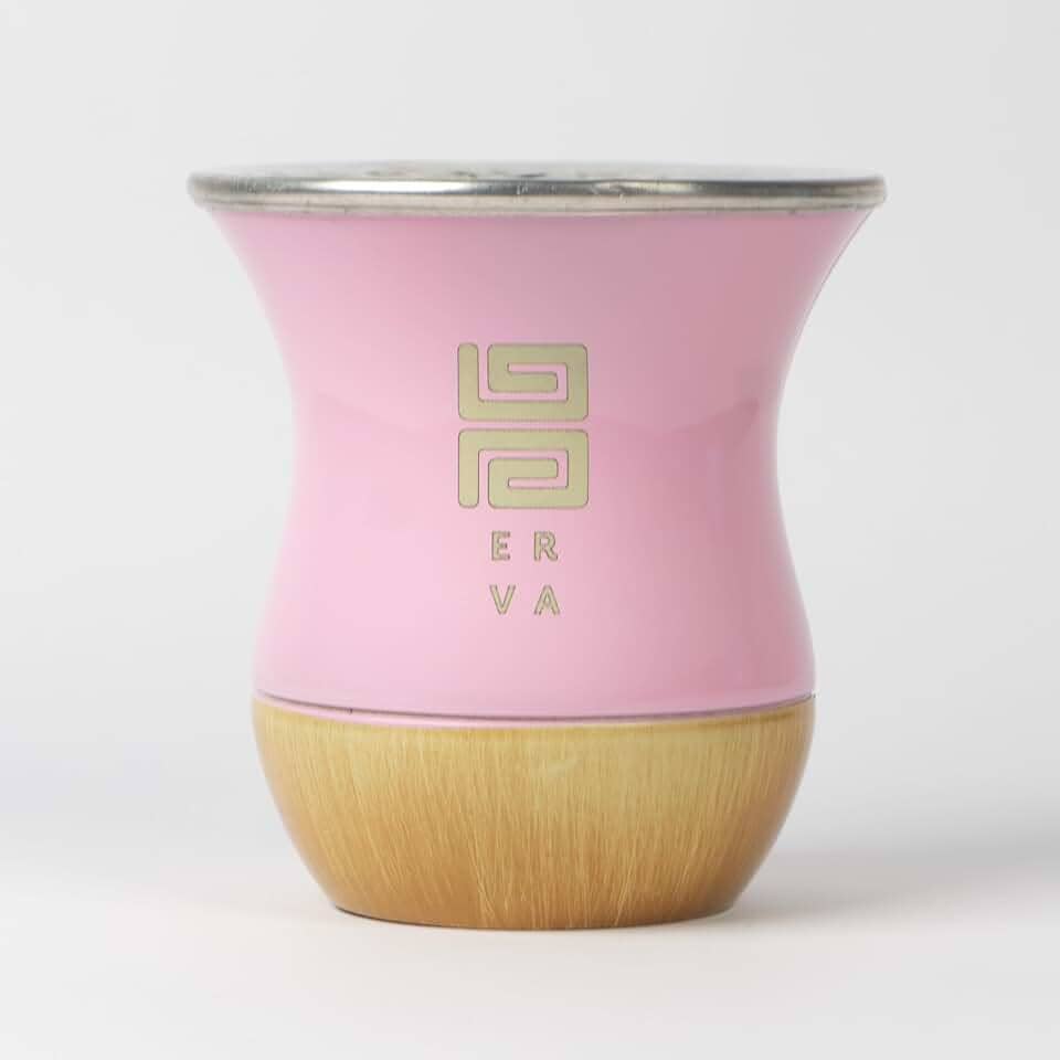 Cuia Chimarrão 200ml Rosa Black Erva