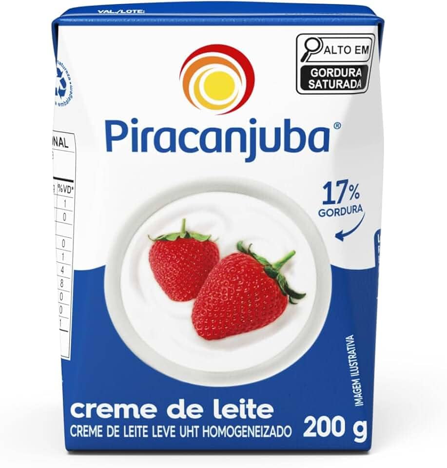 Piracanjuba - Creme de Leite, 200g, 1 unidade