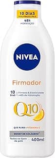 NIVEA Loção Hidratante Firmador Q10 + Vitamina C Todos os Tipos de Pele 400ml - Sua pele com mais firmeza e mais elasticidade em 10 dias, ainda hidratada e cheia de brilho, livre de flacidez