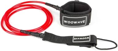 WOOWAVE Coleira de prancha de surf premium corda de perna de SUP reta 6/7/8/2,7 m para todos os tipos de pranchas de surfe
