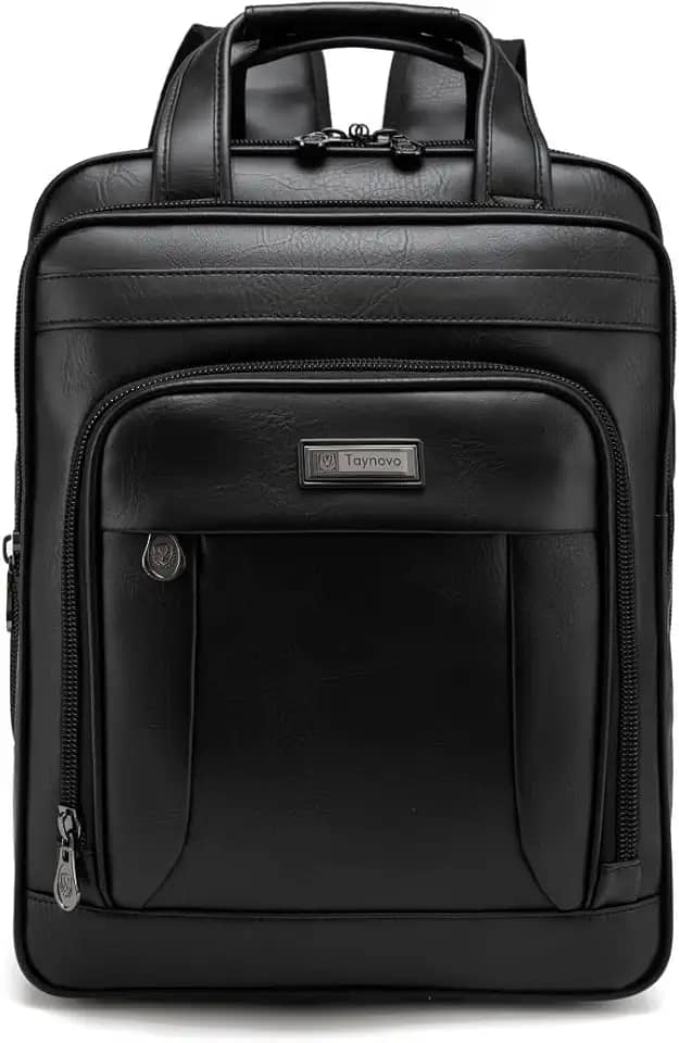 Bolsa Notebook Executiva Preta Pasta Mochila Elegante Couro