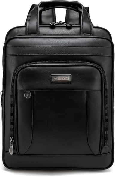 Bolsa Notebook Executiva Preta Pasta Mochila Elegante Couro