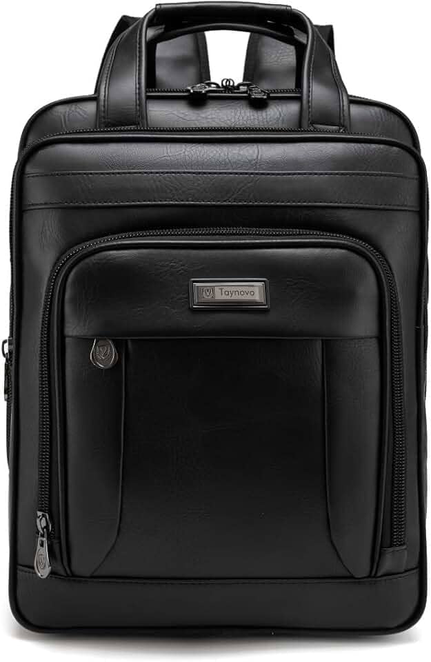 Bolsa Notebook Executiva Preta Pasta Mochila Elegante Couro