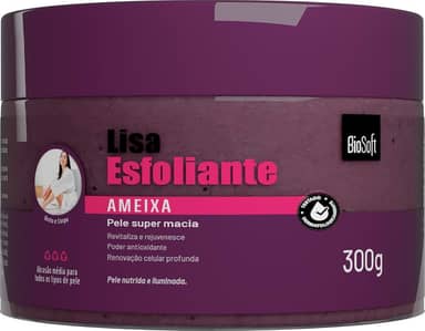 Soft Hair - Esfoliante Corporal Soft Hair Biosoft Lisa 300G Ameixa