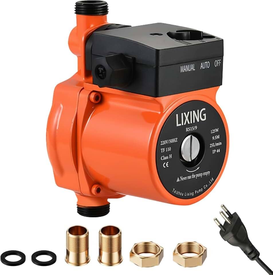 Bomba Pressurizadora Agua 127V 60Hz Bomba Dagua Eletrica Automático Pressurizador Dagua Autoescorvante para Melhora Pressão Agua Casa