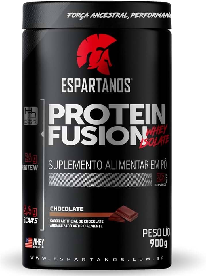 Whey Protein Fusion Isolate 900g - Espartanos (Chocolate)