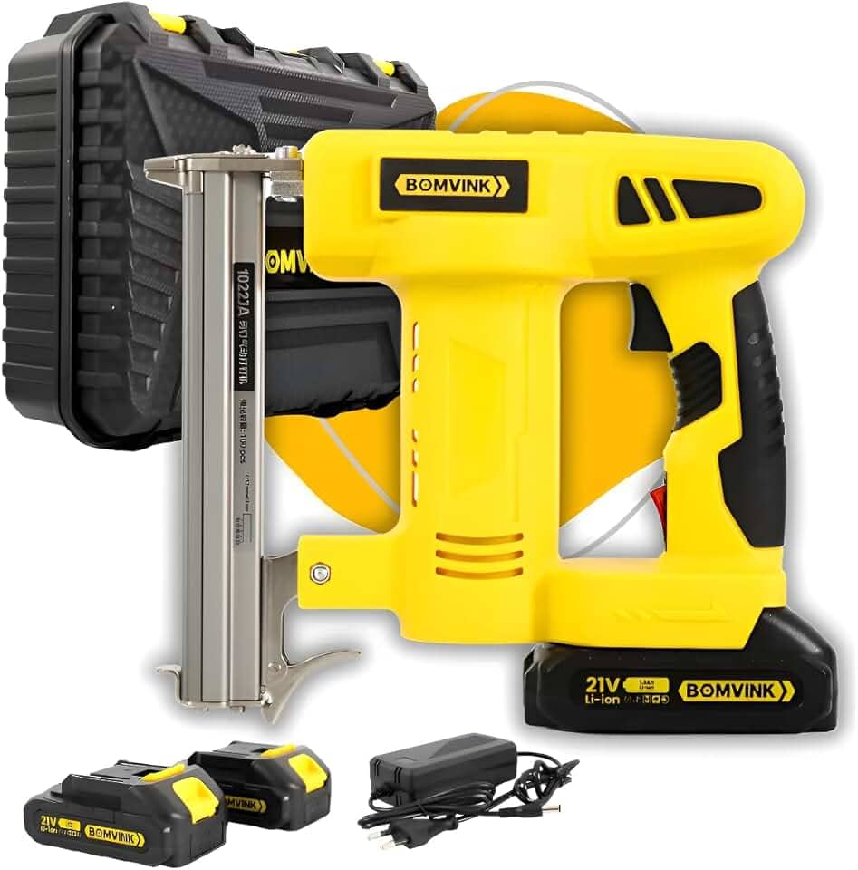 Pistola Grampeador Eletrico 2 Bateria Bivolt Profissional