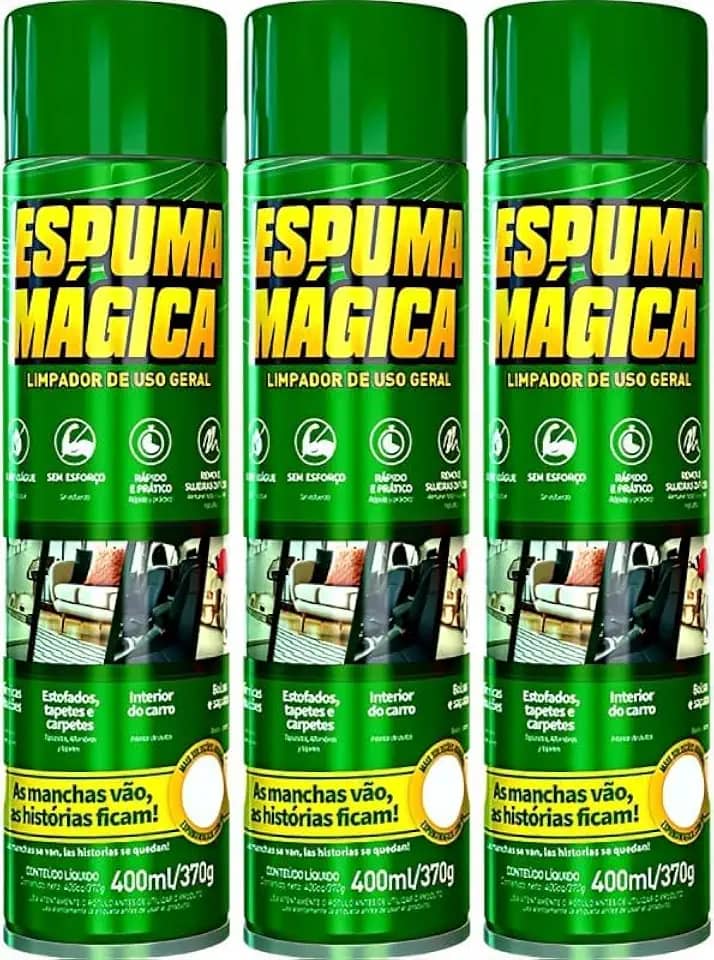 3- Produto Para Limpar Tênis Sapato Espuma Mágica Pro Auto