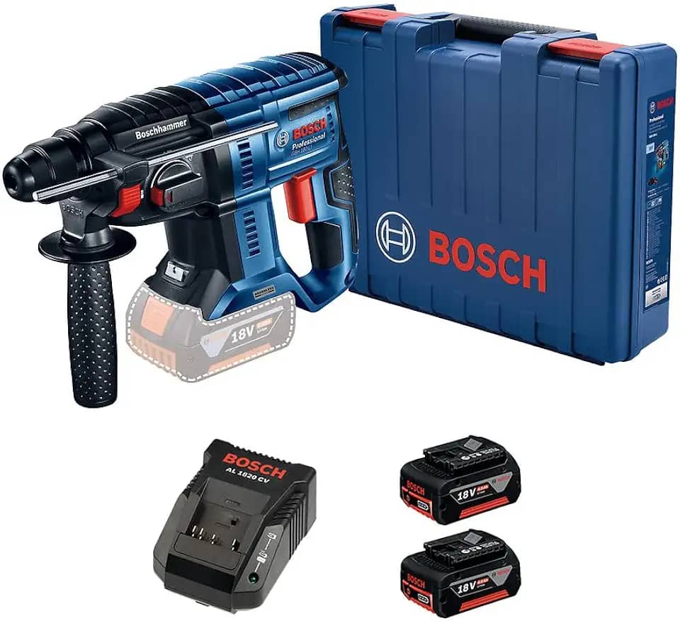Bosch Martelete Perfurador Profissional à Bateria GBH180-LI, SDS Plus, 18 Volts
