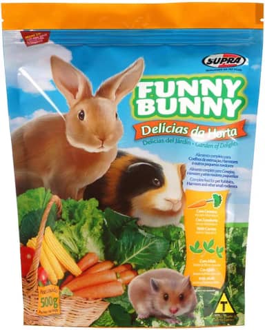 Funny Bunny Ração Delícias Da Horta - 500g