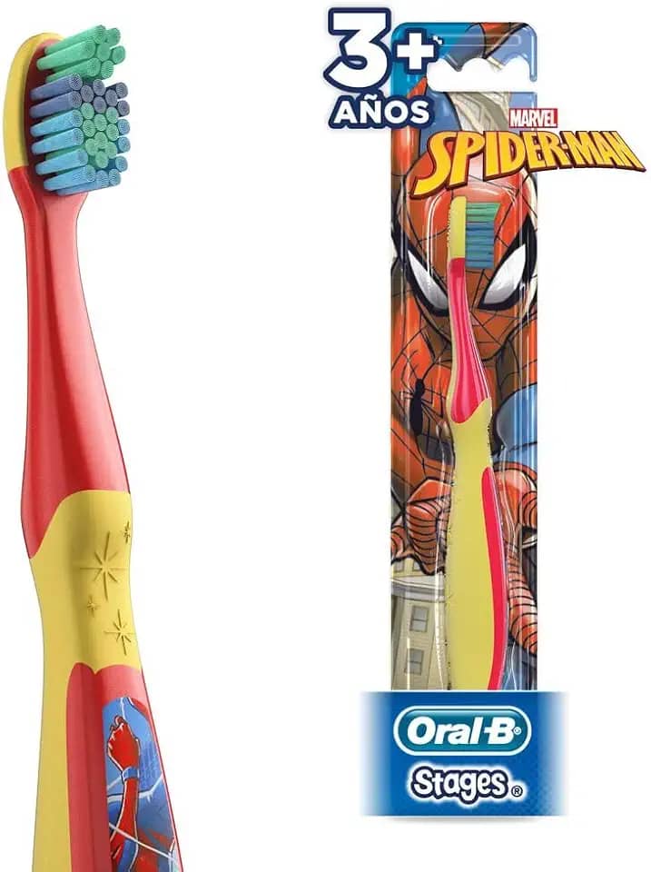 Oral-B Stages Escova de Dente Infantil Spider-Man, 1 Unidade