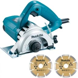 MAKITA SERRA MARMORE 110MM (4.3/8 POL) 1300W 220V COM 2 DISCOS 4100NH3ZX2