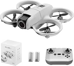 Drone DLI NEO com Câmera 4K e Evitação de Obstáculos, Quadricóptero RC FPV com Transmissão de Vídeo WiFi em Tempo Real, Fluxo Óptico, 2 Baterias, Incluindo Mala de Transporte