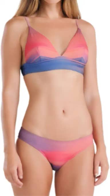 Biquini Top Triângulo Bojo Removível Praia Sunrise She