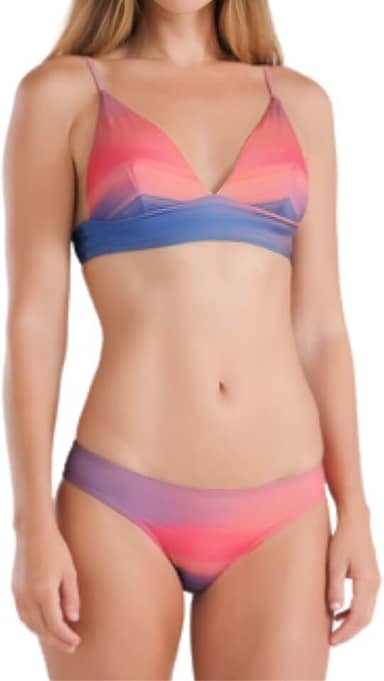 Biquini Top Triângulo Bojo Removível Praia Sunrise She