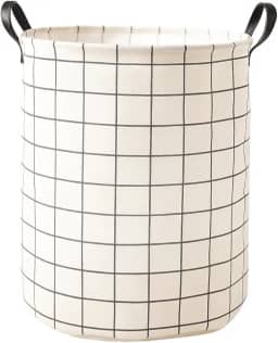 ALLMIX Cesto Organizador Roupa Suja Dobrável Multiuso 20l (Branco)