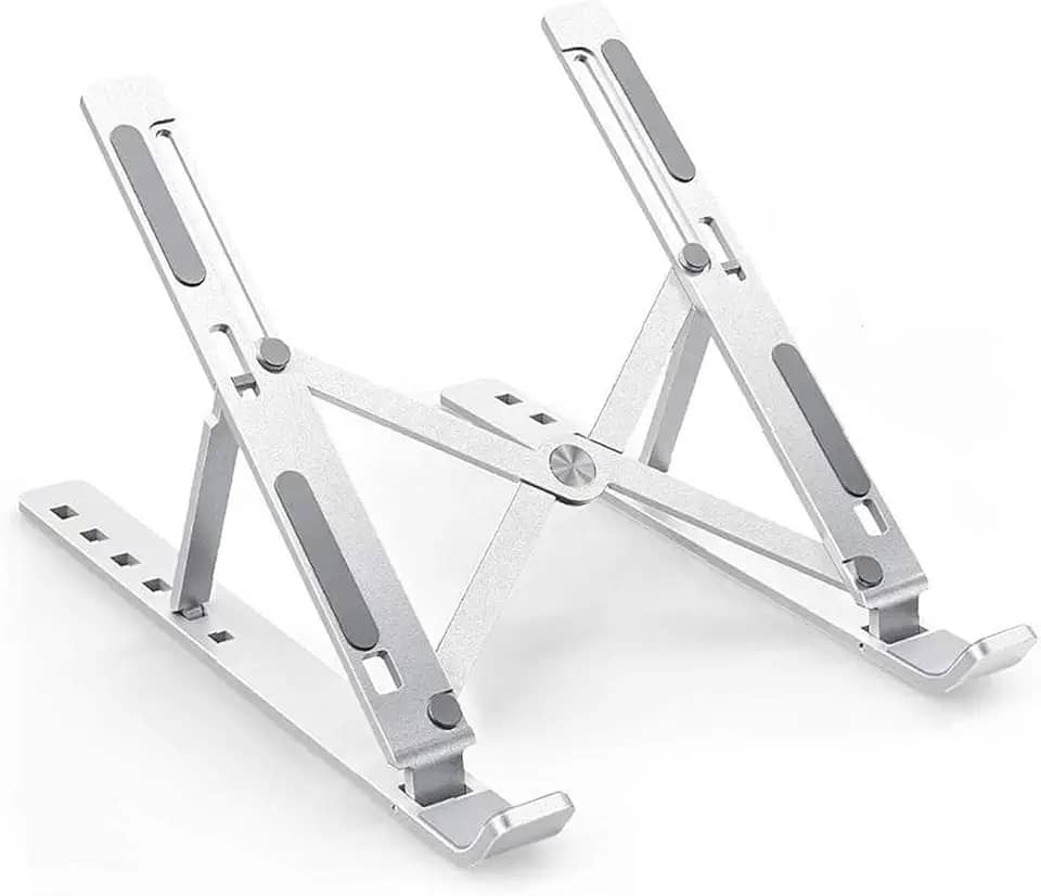 Suporte Para Notebook E MacBook em Alumínio com Altura Ajustável