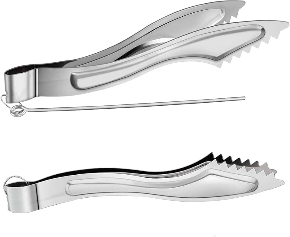 2 conjuntos de pinças de narguilé de metal para narguilé carvão pinças de metal narguile shisha carvão pinças com pôquer longos acessórios para narguilé shisha clipes de pinça