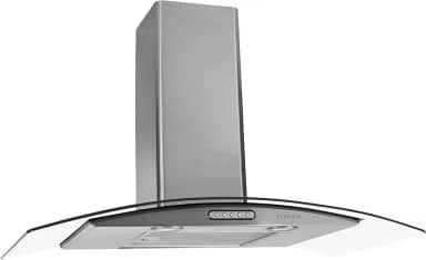 Fogatti Vidro Curvo Duto Slim 127 V New Order Coifa De Parece Cvc Slim Inox 90cm