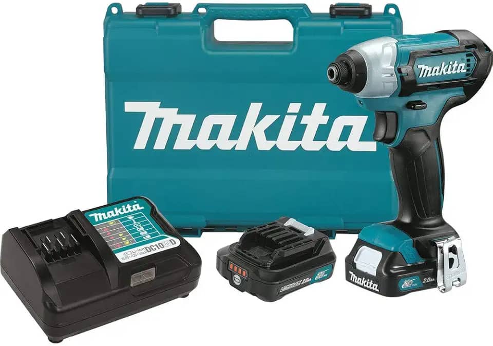 Makita DT03R1 12V Max CXT Kit de chave de impacto sem fio de íon de lítio