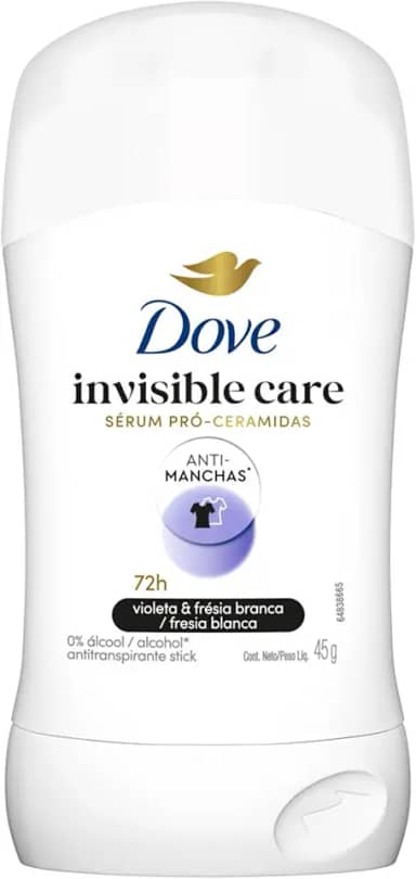 Dove Antitranspirante Stick Invisible Dry 45g