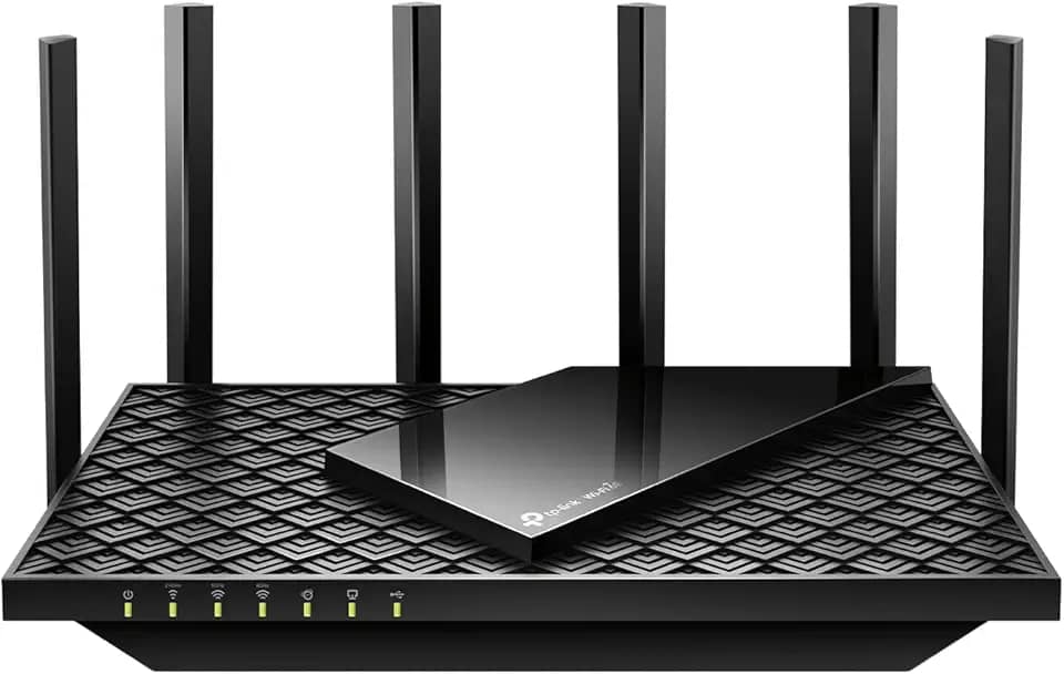 TP-Link Roteador AXE5400 WiFi 6E de três bandas (Archer AXE75) - Roteador de internet sem fio Gigabit, roteador machado para jogos, roteador VPN, OneMesh, WPA3
