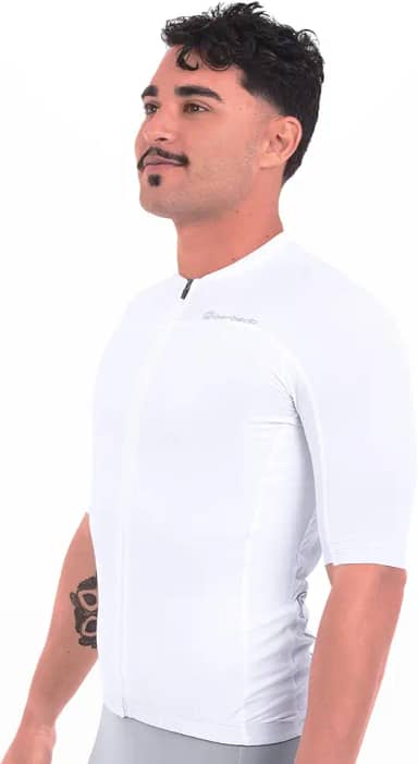 Camisa de Ciclismo Camisa de Ciclismo Barbedo Trabzon Branca BarbedoMasculino