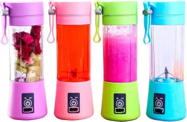 Mini Liquidificador Portátil Shake Juicce Cup USB C/ 6 Lâminas Recarregável