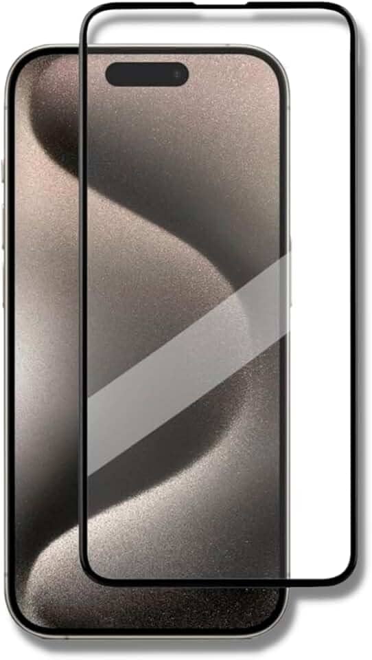Película De Vidro 3D Tela Toda Para iPhone (iPhone 15 Pro Max / 15 Plus)