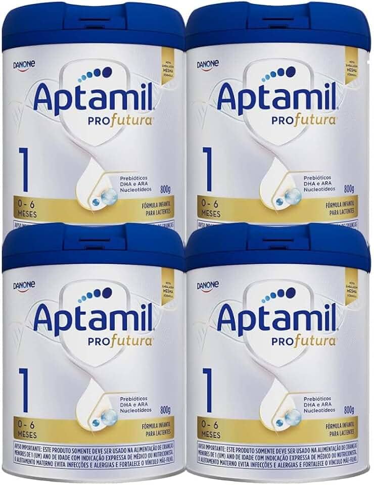 Fórmula Infantil Aptamil Profutura 1 800g - Kit 4 latas