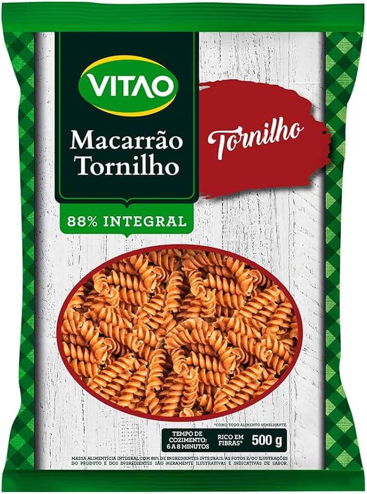 Vitao Macarrão Integral Tornilho