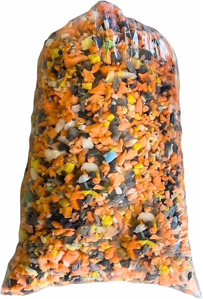 Floco Espuma Enchimento De Travesseiro Almofada E Puffs 1kg