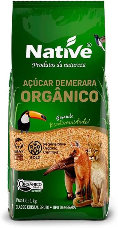 Açúcar Demerara Orgânico 1kg
