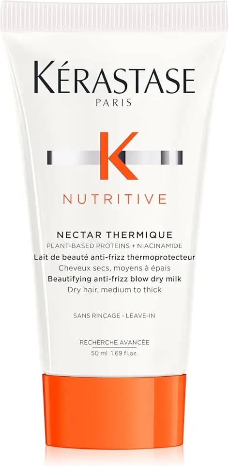 Kérastase Creme Leave-In Nutritive Nectar Thermique com proteçãoao contra o calor |Condição profunda e reduz o frizz | Suavidade e brilho instantâneos | Com proteinas vegetais | Para cabelos