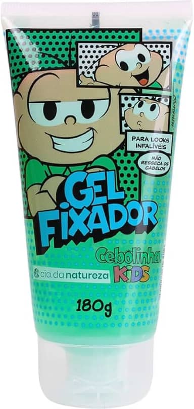 Cia Da Natureza - Gel Fixador Turma Da Monica 180Gr Para Cabelos Cebolinha