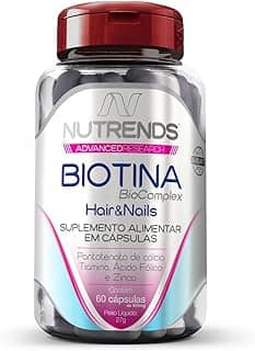 Biotina Hair & Nails 450mg 60 cápsulas, Nutrends