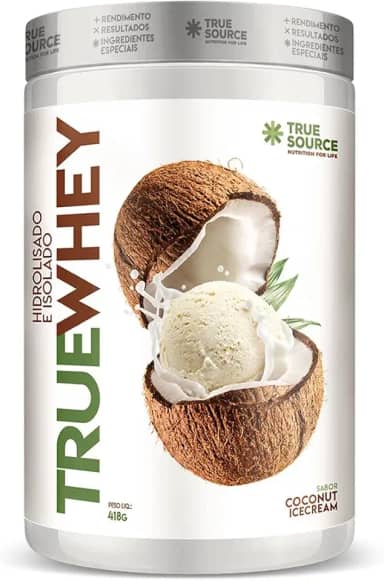 True Source True Whey Protein Hidrolisado E Isolado - 418G Coconut Ice Cream