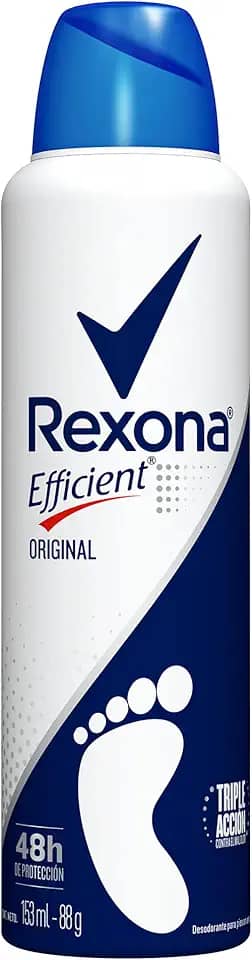 Rexona Desodorante Para Pés 153Ml Efficient Aerossol Original Rexona (A Embalagem Pode Variar)