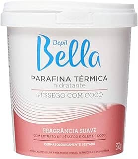 Depil Bella - Parafina Térmica Hidratante Profissional Pêssego com Coco 350g