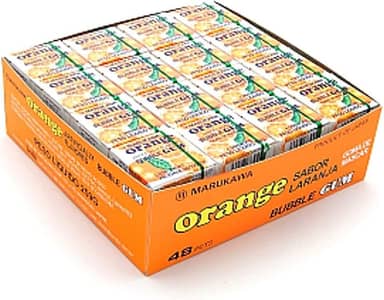 Chiclete Japonês Gum Laranja Caixa com 48Un Marukawa