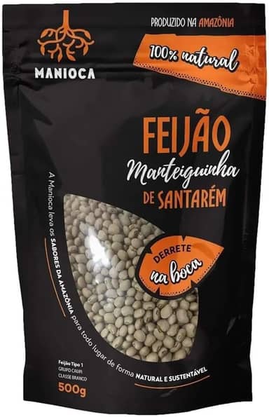 Feijão Manteiguinha de Santarém 100% Natural 500g - Manioca