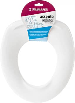Atlas - Assento Redutor Infantil Plástico Adaptável Sobre Assento Sanitário Convencional, Cor Branca