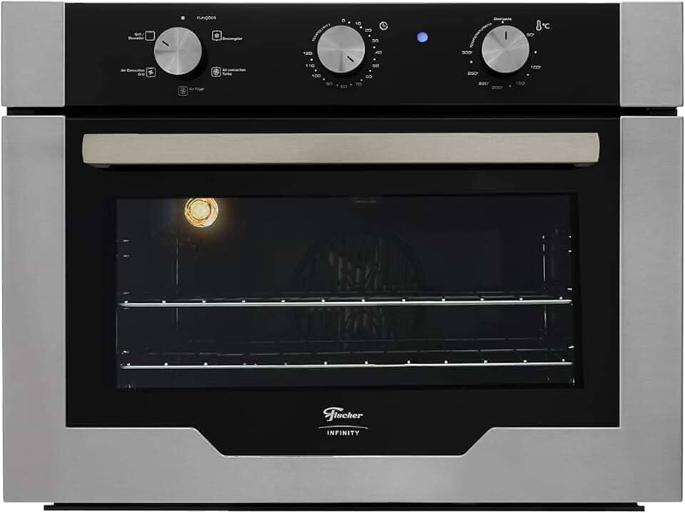 FISCHER FORNO ELÉTRICO EMBUTIR INFINITY 50L COM AIR FRYER INOX 220V 15740-27309