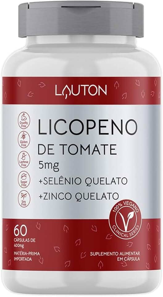 Licopeno de Tomate -60 Cápsulas - Lauton Nutrition, Lauton Nutrition