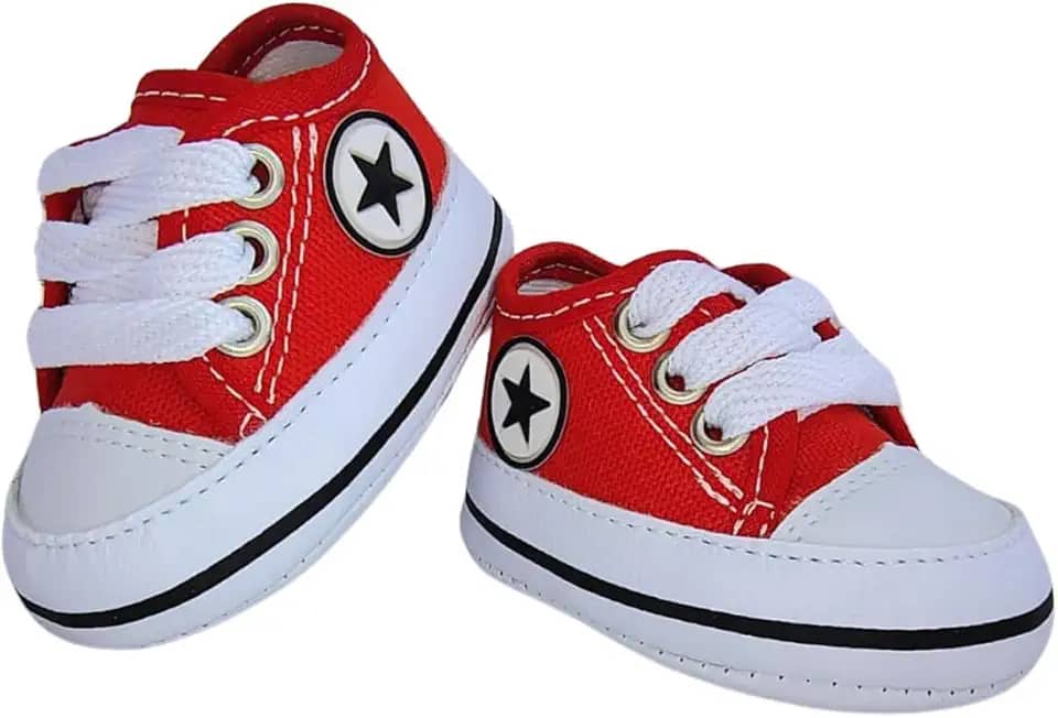 Tênis Star Infantil Unissex Confortável com Cadarço Antiderrapante Palmilha Macia