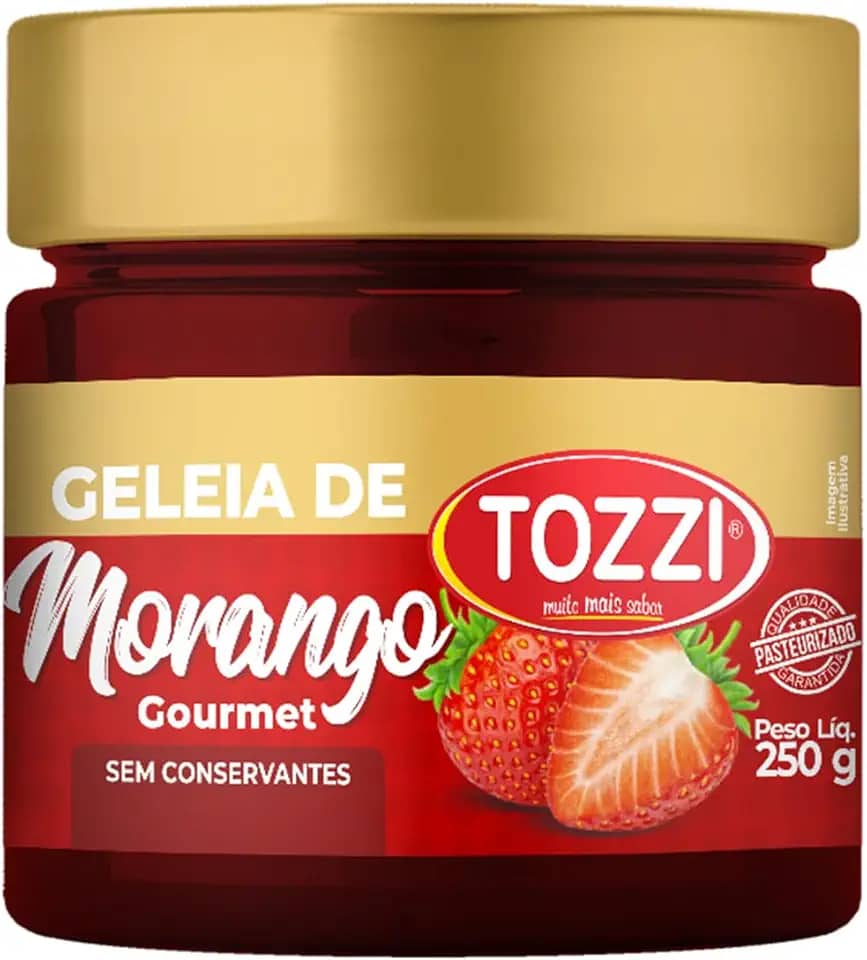 Tozzi Geléia de Morango Gourmet 250g
